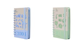 MOOVING Agenda Anual 2027 Mooving Mood Wire-O tapa PP con goma 100x150 mm Surtido