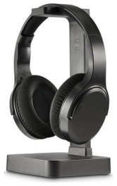 Hama Auriculares de Diadema Inalámbricos 2,4 GHz con Estación de Carga