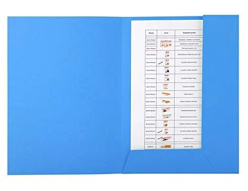 Exacompta Subcarpeta de Cartulina Reciclada A4 Azul
