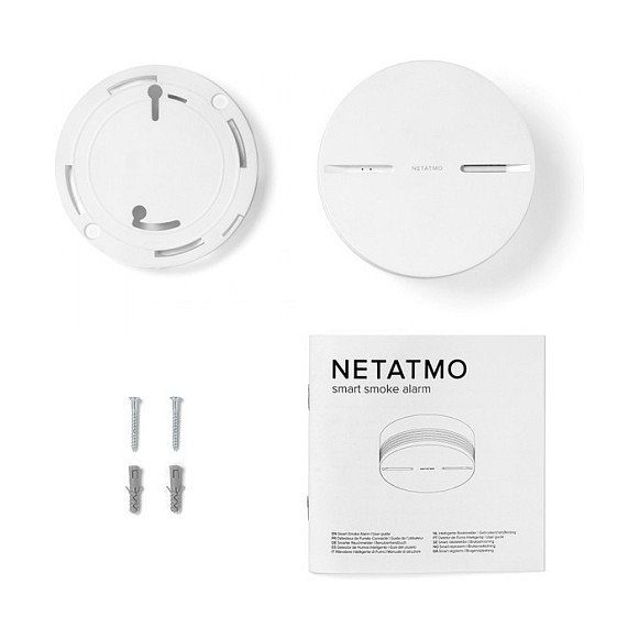 Netatmo NSA-DE Detector de Humo Inteligente con WiFi y Bluetooth, Detector Fotoeléctrico de Reflexión, Blanco, Superficie, Batería de 10 Años Netatmo NSA-DE Detector de Humo Inteligente con WiFi y Bluetooth, Detector Fotoeléctrico de Reflexión, Blanco, Superficie, Batería de 10 Años