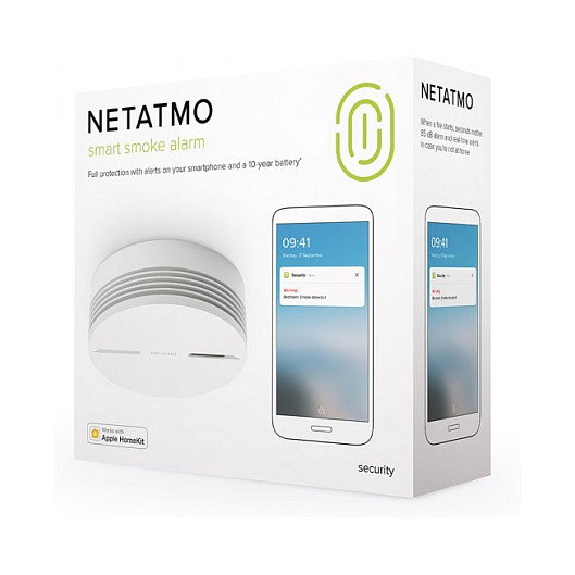 Netatmo NSA-DE Detector de Humo Inteligente con WiFi y Bluetooth, Detector Fotoeléctrico de Reflexión, Blanco, Superficie, Batería de 10 Años Netatmo NSA-DE Detector de Humo Inteligente con WiFi y Bluetooth, Detector Fotoeléctrico de Reflexión, Blanco, Superficie, Batería de 10 Años