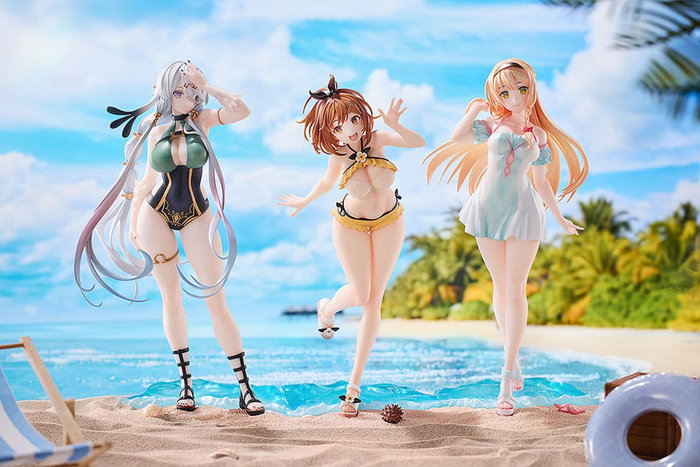 Atelier Ryza: Ever Darkness & the Secret Hideout PAck de 3 Estatuas PVC 1/7 Ryza, Klaudia, Lila: Swimsuit Ver.