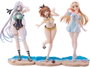 Atelier Ryza: Ever Darkness & the Secret Hideout PAck de 3 Estatuas PVC 1/7 Ryza, Klaudia, Lila: Swimsuit Ver.