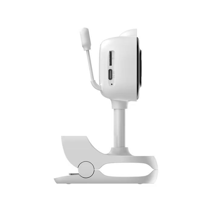 STRONG Cámara Babycam DOVY con Batería, 2K, Visión Nocturna, Luz Noc turna, Canciones, Detección de Llanto y Movimiento, Sensor de Temperatura y Humedad, Control por App