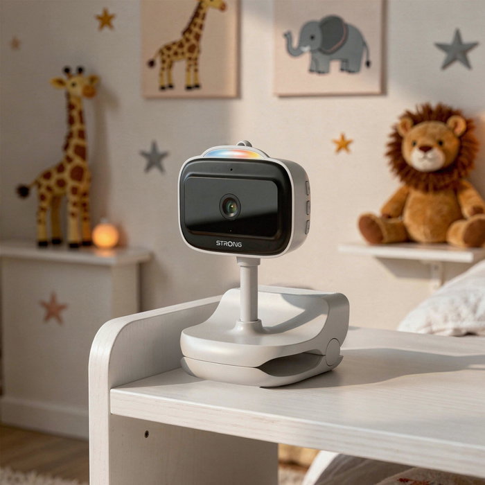 Strong DOVY Monitor de Vídeo para Bebés Wi-Fi Blanco y Negro