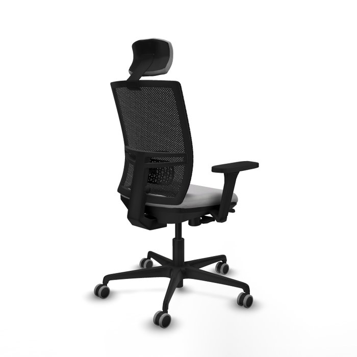 PIQUERAS Y CRESPO Silla de oficina Yunquera Gris claro/Negro con mecanismo Sincro/Traslack PIQUERAS Y CRESPO Silla de oficina Yunquera Gris claro/Negro con mecanismo Sincro/Traslack