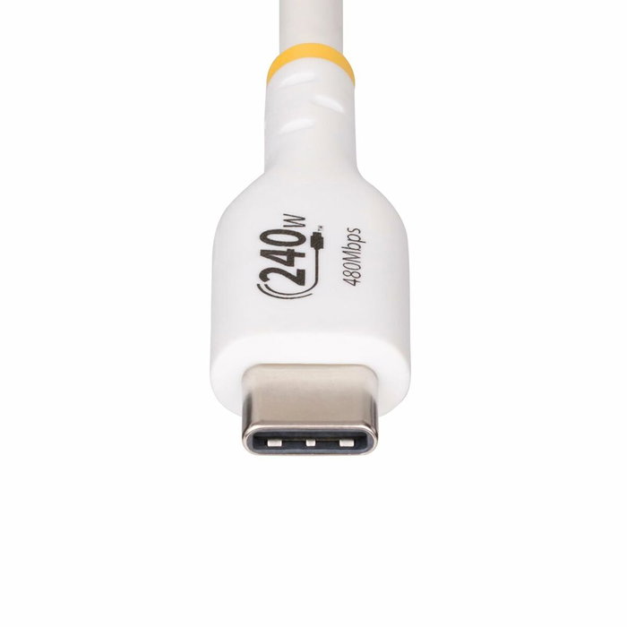 StarTech.com Cable de Carga USB-C de 1m, PD 240W EPR, Blanco