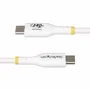 StarTech USB2EPR1MW Cable USB-C a USB-C de carga EPR 240W PD 3.1 Certificado USB-IF, 5A, 1 metro, Blanco, para portátil MacBook Pro M3