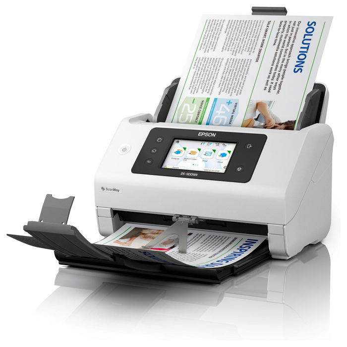 Epson WorkForce DS-900WN Scanner A4, WiFi, 70ppm/140ipm, Alimentador 100 hojas