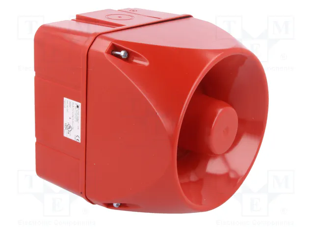 AUER SIGNAL ASM Sirena Roja 113dB 24-48V AUER SIGNAL ASM Sirena Roja 113dB 24-48V
