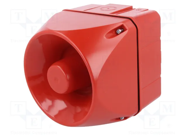 AUER SIGNAL ASM Sirena Roja 113dB 24-48V AUER SIGNAL ASM Sirena Roja 113dB 24-48V