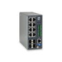 LevelOne IGP-1271 TURING Switch Industrial L3 Lite 12 Puertos con 8 PoE+ y 4 SFP