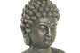 DKD Home Decor Figura de Buda Envejecido en Fibra de Vidrio 28x19x41 cm