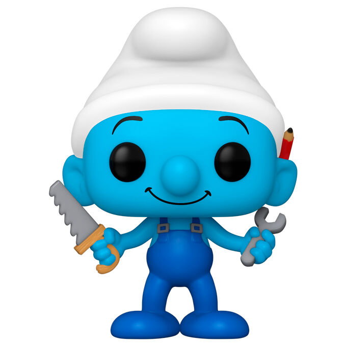 FUNKO Figura POP The Smurfs Handy Smurf 9cm Vinilo Los Pitufos Caja Regalo
