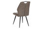 DKD Home Decor Silla Marron Oscuro Negro Poliester Metal 48 x 88.5 x 60 cm (4 Unidades)