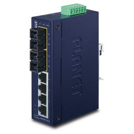 Planet ISW-621TS15 No administrado L2 Switch Industrial Ethernet 4 Puertos 100FX Fibra Monomodo