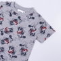 Camiseta Corta Single Jersey Punto Minnie Gris 10 Años