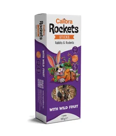 Calibra Rockets Sticks Conej - Roedor - Fruta Silvestre 120 gr