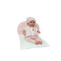 Muñecas Arias Muñeca Elegance Babyto 35 cm Rosa con Cojín, Muñeco de Peso, para niños de 3 a 99 años, Español