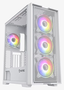 Hiditec H2 Air ARGB Torre Blanca con Ventiladores ARGB de Efecto Infinito