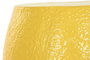 DKD Home Decor Mesita Auxiliar Magnesia 36x36x41 Amarillo Limón