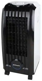 Orbegozo AIR 45 Climatizador evaporativo portátil, 3 velocidades, depósito 4L, Negro/Gris
