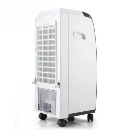 Orbegozo Climatizador Evaporativo AIR 45, 60W, 3 en 1 (Ventilador/Humidificador), 3 Velocidades, Depósito 4L, Hasta 8h de Uso, Filtro Antigérmenes, Ruedas, Ref. 16293 OR