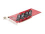 StarTech QUAD-M2-PCIE-CARD-B Tarjeta de Interfaz Cuádruple M.2 PCIe 4.0 x16