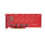 StarTech QUAD-M2-PCIE-CARD-B Tarjeta de Interfaz Cuádruple M.2 PCIe 4.0 x16