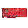 StarTech.com QUAD-M2-PCIE-CARD-B Tarjeta Adaptadora PCIe 4.0 x16 para 4 SSD M.2 NVMe o AHCI, 7.8 Gbit/s por SSD, Bifurcación PCIe