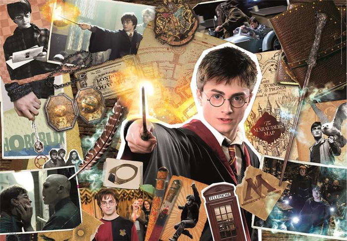 Clementoni Puzzle Harry Potter 1500 Piezas - Juego de Mesa para Adultos, Caja en Inglés, Italiano, Francés, Alemán, Español, Neerlandés, Portugués