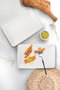 Hermia ST032202F022A000000MAKRS00 Juego de Fuentes de Gres Cerámico Blanco 31 x 21 cm (2 Piezas) Apto Microondas