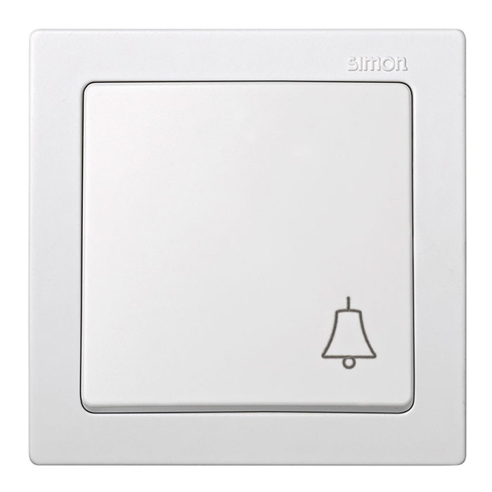 Simon Base superficie Schuko 2P+T + conmutador 16A 250V~ Simon73 Loft Blanco
