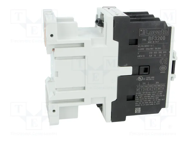 LOVATO ELECTRIC Contactor BF 32A 24VDC 3-polar NO x3