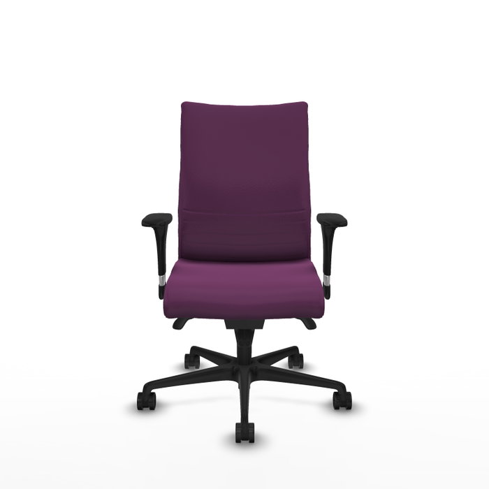 PIQUERAS Y CRESPO Silla Albacete confidente con mecanismo Sincro, similpiel Morado PIQUERAS Y CRESPO Silla Albacete confidente con mecanismo Sincro, similpiel Morado