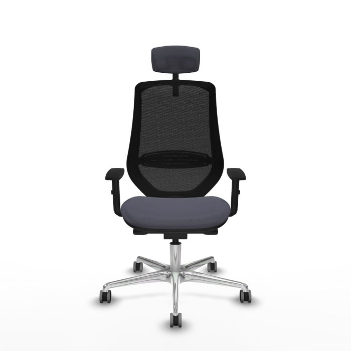 PIQUERAS Y CRESPO Silla de oficina Mardos Gris oscuro/Negro PIQUERAS Y CRESPO Silla de oficina Mardos Gris oscuro/Negro