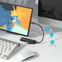 Vention Hub USB-C TGKBB con 4 puertos USB 3.0 y 1 puerto Micro USB