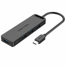 Vention Hub USB-C TGKBB con 4 puertos USB 3.0 y 1 puerto Micro USB