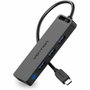 Vention Hub USB-C TGKBB con 4 puertos USB 3.0 y 1 puerto Micro USB