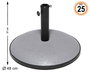 Base Parasol 25 kg Negro