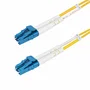 StarTech.com SMDOS2LCLC3M Cable de Fibra Óptica OS2 Monomodo LC/LC UPC Duplex 3m, Amarillo, para CWDM y Redes 100G, Compatible con OS1, Centro de Datos, Informe de Pruebas Incluido