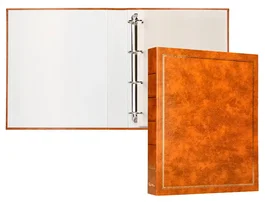 Liderpapel Álbum de Fotos Serie Classic con Anillas y 20 Hojas Autoadhesivas, Color Marrón