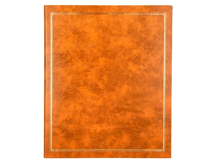 Liderpapel Álbum de Fotos Serie Classic con Anillas y 20 Hojas Autoadhesivas, Color Marrón