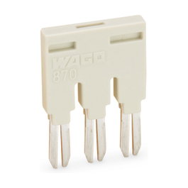 WAGO Kammbrücke 870-403 3 polos aislado gris claro