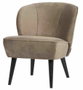 DKD Home Decor Butaca Gris Negro 66 x 76 x 59 cm Poliester y Madera