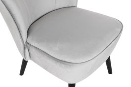 DKD Home Decor Butaca Gris Negro 66 x 76 x 59 cm Poliester y Madera