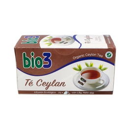 Bie3 Infusión Té Ceylán Bio 25 Bolsitas