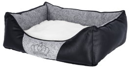 Kerbl Cuna Mullida Chiara Gris/Negro 42x32cm