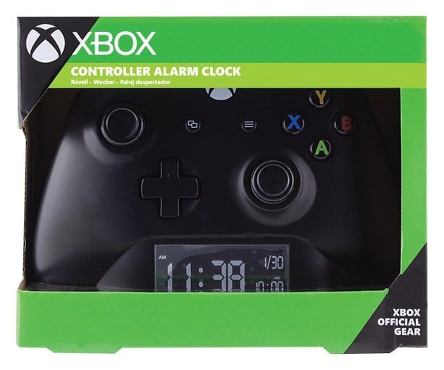 Paladone Products Xbox despertador negro con diseño de mando