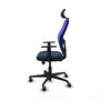 PIQUERAS Y CRESPO Silla de oficina Jorquera con mecanismo Sincro/Traslack Azul